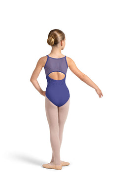 Violet Scoop Neckline Bloch Camisole Leotard