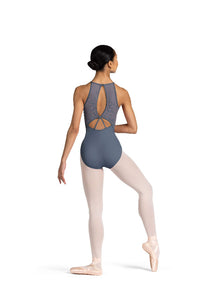 Cassia High Neckline Bloch Open Back Detail Leotard