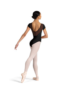 Aster Low Scoop Back Bloch Cap Sleeve Leotard