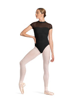 Load image into Gallery viewer, Mock Neckline Braid Detail Leotard
