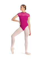 Load image into Gallery viewer, Mock Neckline Braid Detail Leotard
