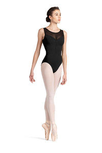 Boat Neckline Braid Detail Leotard