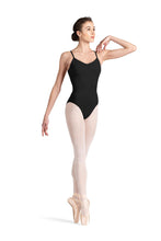 Load image into Gallery viewer, Braid Detail Neckline Open Back Camisole Leotard
