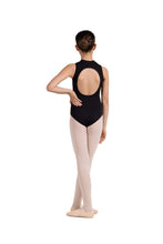 Load image into Gallery viewer, Zipper Front Open Back Mock Neck Tank Leotard
