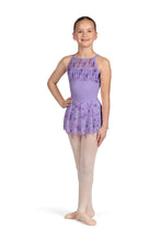 Load image into Gallery viewer, Hazel High Neckline Skirted Camisole Leotard

