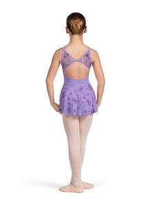 Hazel High Neckline Skirted Camisole Leotard