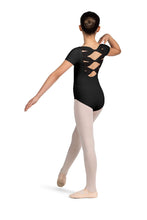 Load image into Gallery viewer, Boat Neckline Cap Sleeve Leotard
