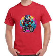 Load image into Gallery viewer, Cat on Bicycle TShirt

