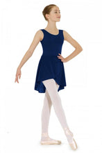 Load image into Gallery viewer, Navy Girls Wrapover Dance Skirt
