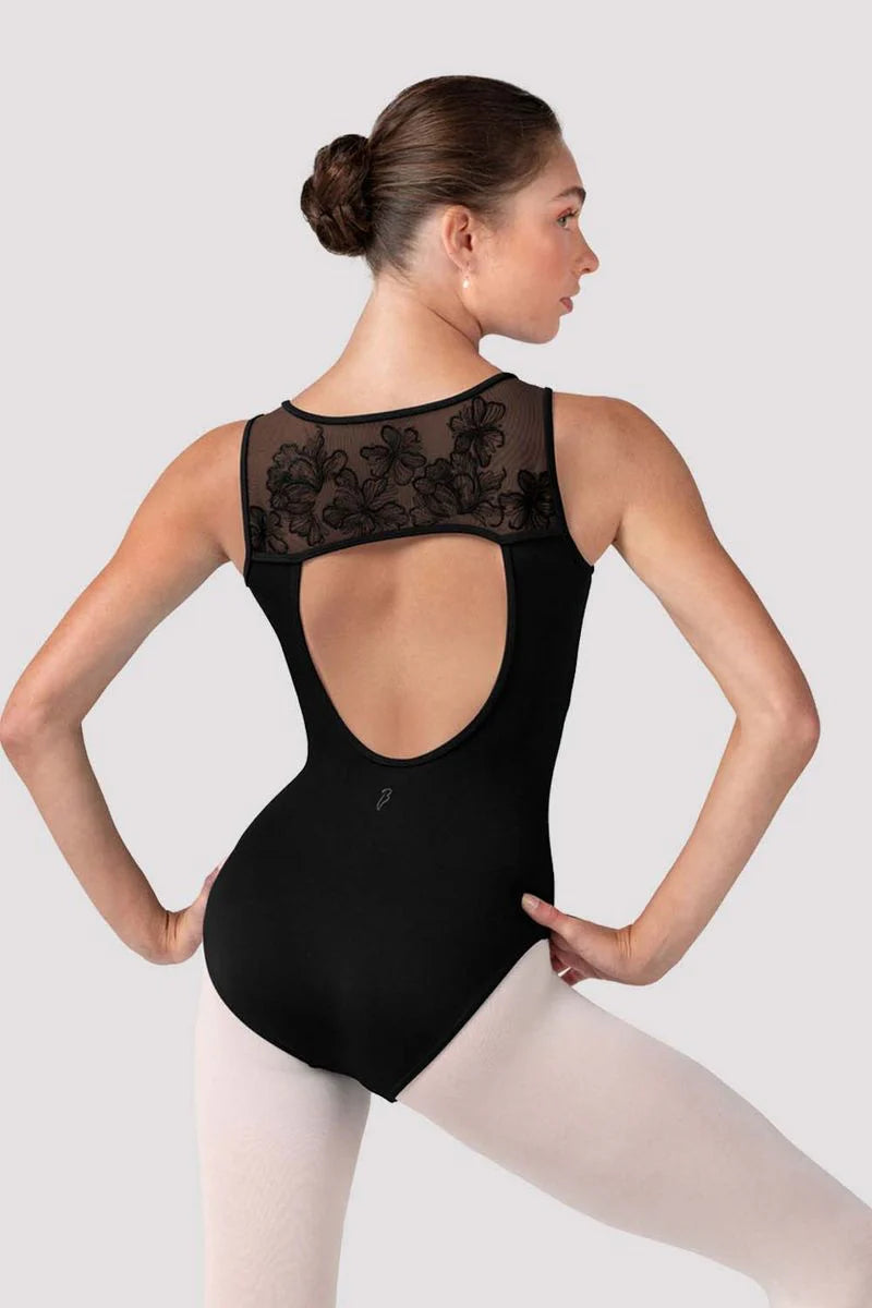 Layla Floral Tank Leotard (L50003)
