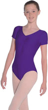 Load image into Gallery viewer, Jeanette Kingfisher Short Sleeved Leotard
