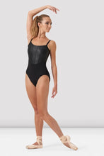 Load image into Gallery viewer, Nevaen Leather Look Camisole Leotard
