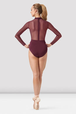 Arcacia Long Sleeve Zipper Back Leotard