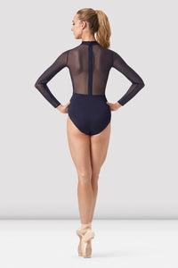 Arcacia Long Sleeve Zipper Back Leotard