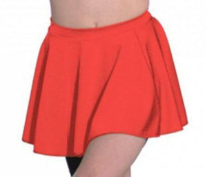 Red Girls and Ladies Circular Skirt