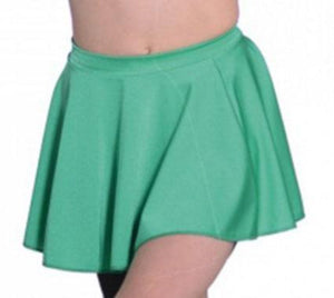 Vert Green Girls and Ladies Circular Skirt