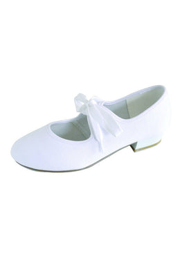 White Childrens and Adults Canvas Tap Shoes