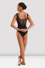 Load image into Gallery viewer, Floral Embroidered Mesh Back Tank Leotard (M50010LM)
