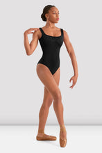 Load image into Gallery viewer, Floral Embroidered Mesh Back Tank Leotard (M50010LM)
