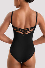 Load image into Gallery viewer, Floral Embroidered Detail Camisole Leotard (M70008LM)

