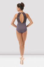 Load image into Gallery viewer, Highneck Printed Halter Leotard
