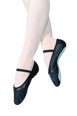 Black Childrens and Adult Ballet Shoes 