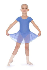 Cornflower Childrens Skirted Dance Leotard