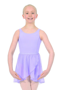 Lilac Girls Chiffon Wrap-Over Skirt