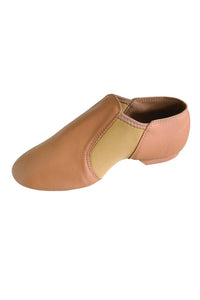 Flesh Girls and Ladies Split Sole Slip On Jazz Shoes