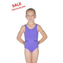 Load image into Gallery viewer, Beatrice Lavender Sleeveless Dance Leotard

