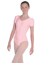 Load image into Gallery viewer, Pink Girls and Ladies Short Sleeved Leotard
