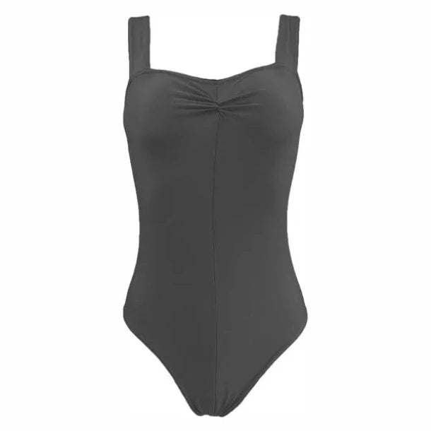 Rosemary Wide Strap Leotard - Black