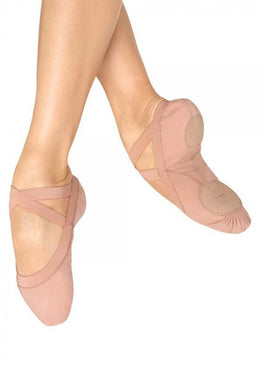Pink Childrens and Adults Pro Elastic Ballet Shoes