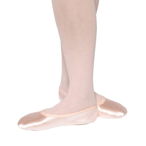 Full Sole Satin Tappers & Pointers Ballet Shoes - Pink
