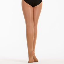 Load image into Gallery viewer, Silky Shimmer Footed Tights
