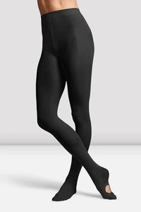 Black Contoursoft Adaptatoe Convertible Tights