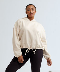 Women's cropped oversize hoodie