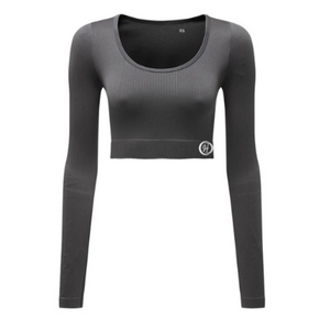 Women’s ribbed seamless '3D Fit' crop top