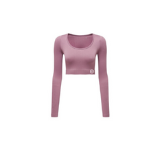 Load image into Gallery viewer, Women’s ribbed seamless &#39;3D Fit&#39; crop top
