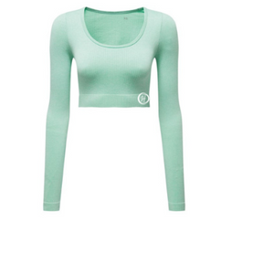 Women’s ribbed seamless '3D Fit' crop top