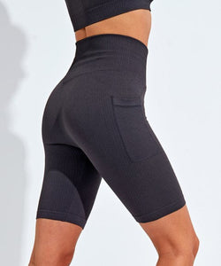 Women’s ribbed seamless '3D Fit' cycle shorts