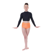 Load image into Gallery viewer, Turtle Neck Long Sleeve Crop Top
