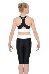 Z485 Matt Lycra Gymnastics Crop Top