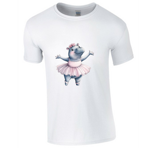 Hippo Ballerina TShirt
