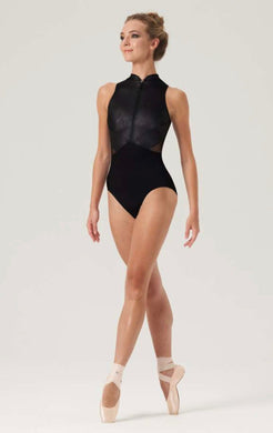 Celeste Leather Look Leotard