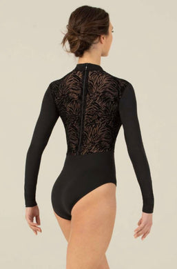 Blanche Long Sleeve Zipper Leotard