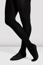 Load image into Gallery viewer, Black Contoursoft Footed Tights (T0981)
