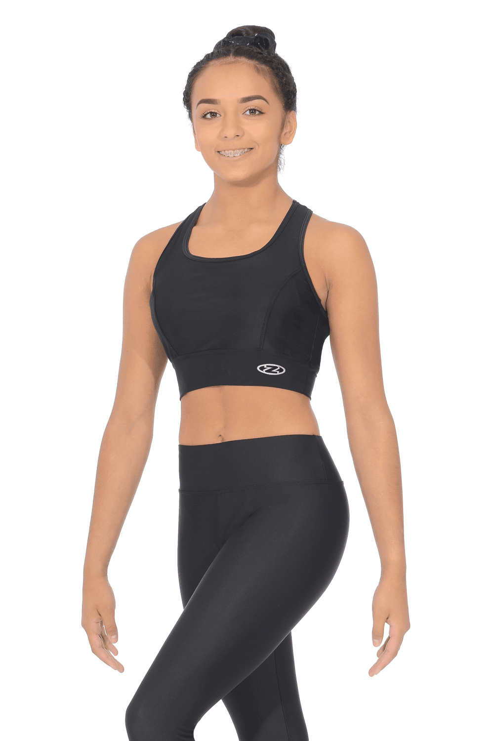 Z485 Matt Lycra Gymnastics Crop Top