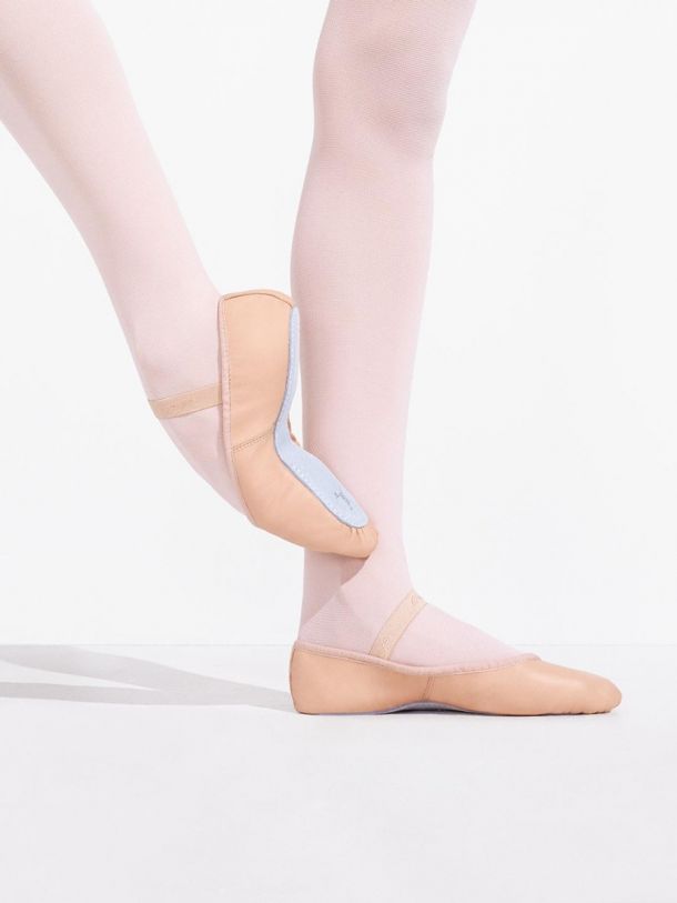 Pink Childrens and Adults Full Sole Ballet Shoes 