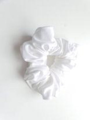 White Girls and Ladies Lycra Scrunchies